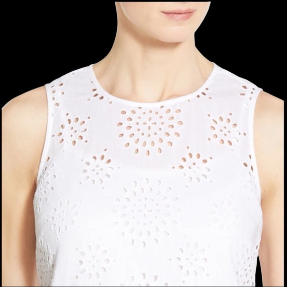 NWT Michael Kors White Eyelet Dress - Picture 3 of 10